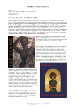 Culture Type Culture Type Picks: 14 Best Black Art Books of 2019 Victoria L