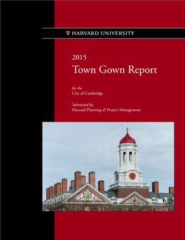 Harvard 2015 Town Gown Report