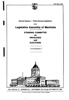 Legislative Assembly of Manitoba