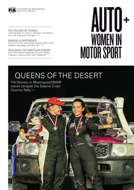 QUEENS of the DESERT FIA Women in Motorsport/QMMF Crews Conquer the Sealine Cross Country Rally P 4 AUTO+WOMEN in MOTOR SPORT