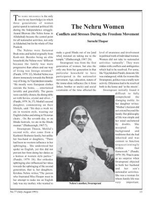 The Nehru Women