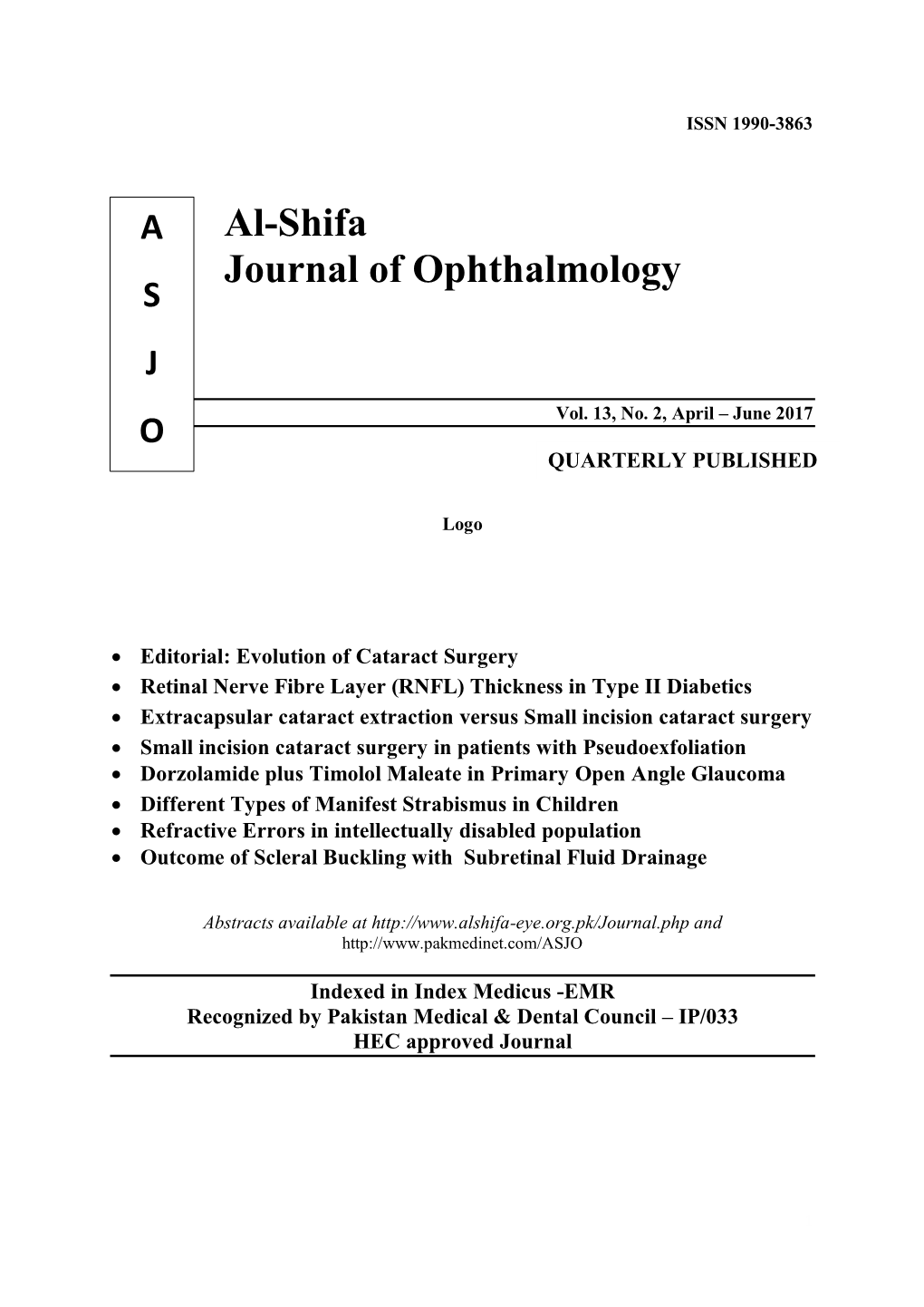 Evolution of Cataract Surgery