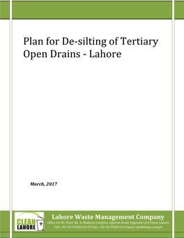 Desilting Plan-2017