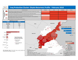 Iraq Protection Cluster: Diyala Returnees Profile - February 2018