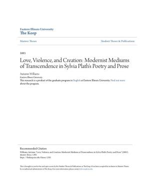 Modernist Mediums of Transcendence in Sylvia Plath's Poetry and Prose
