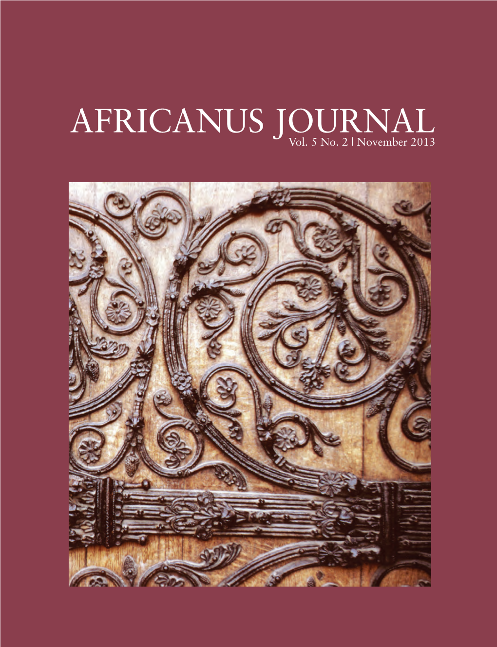 AFRICANUS JOURNAL Vol