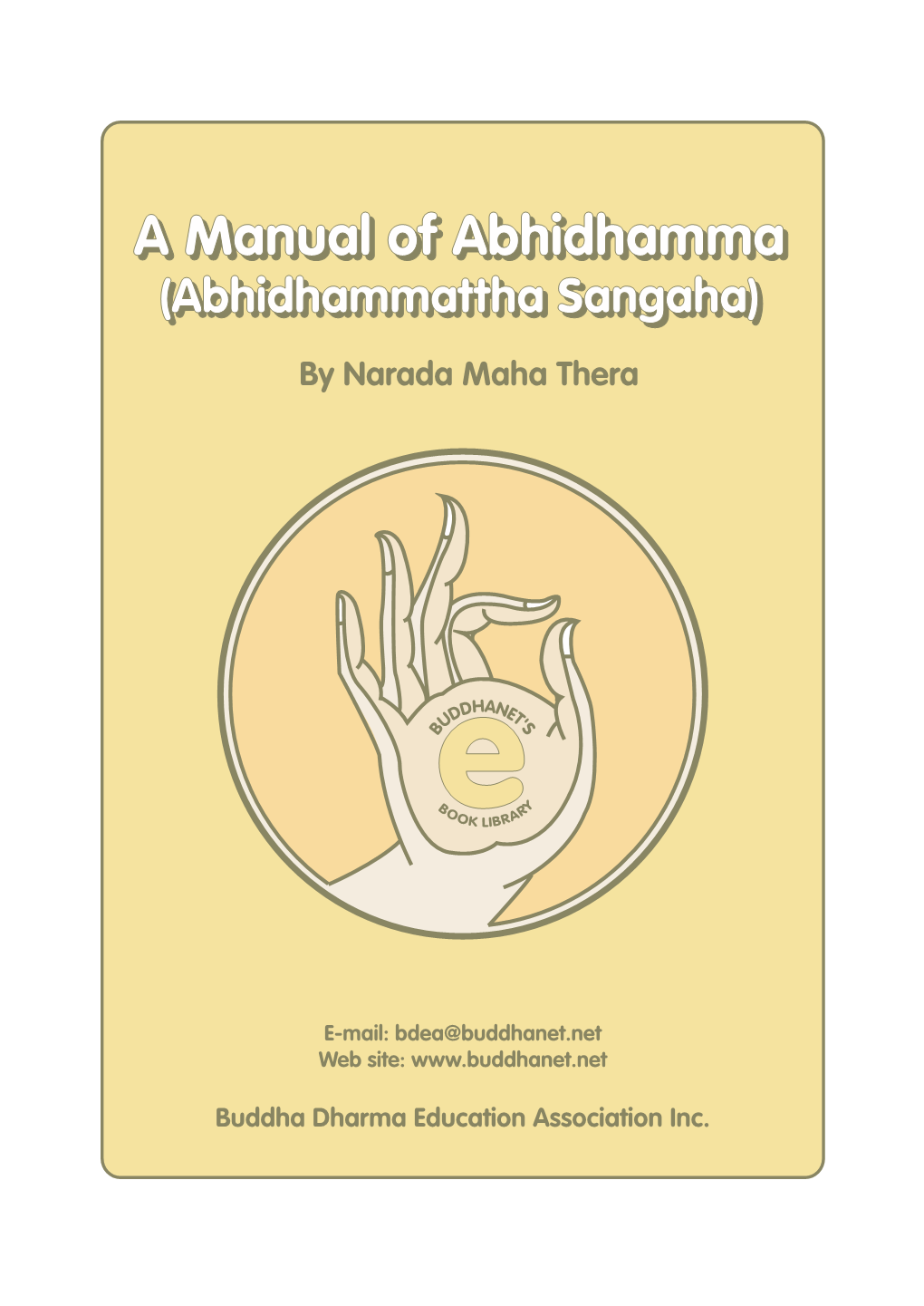 A Manual of Abhidhamma