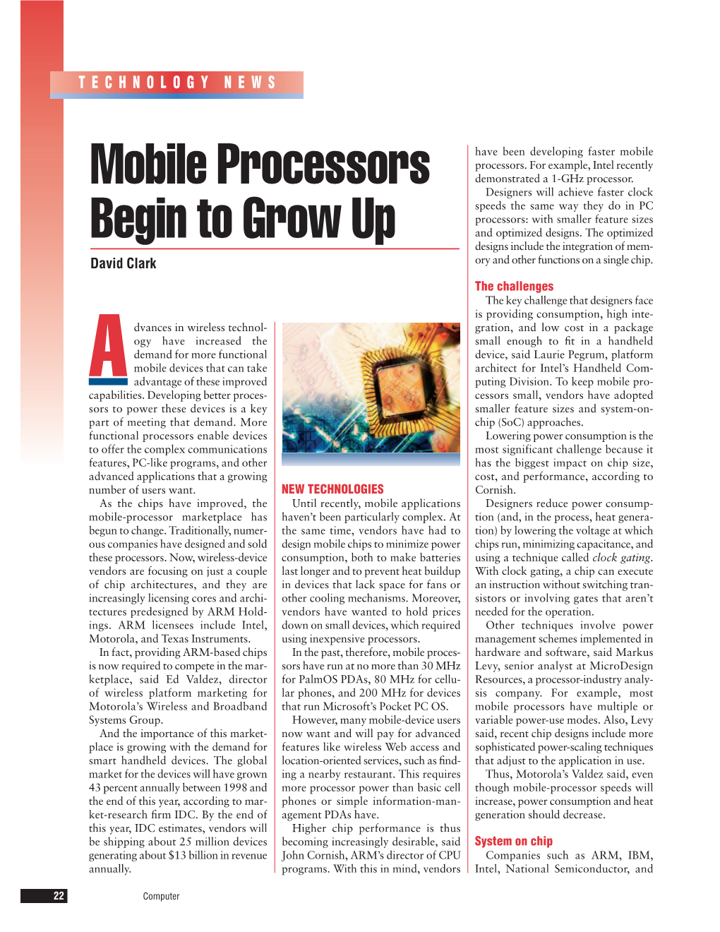 Mobile Processors Begin to Grow Up