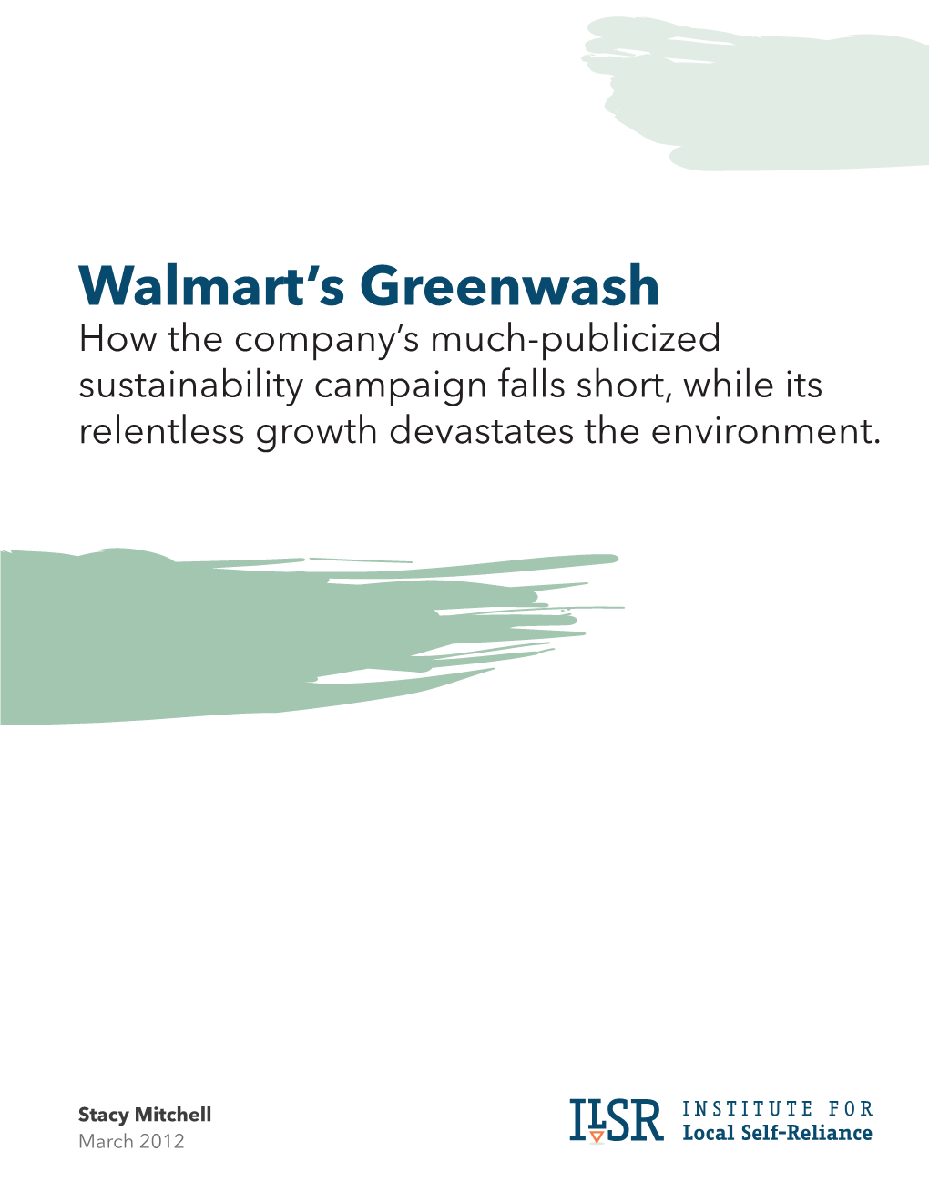 Walmart's Greenwash