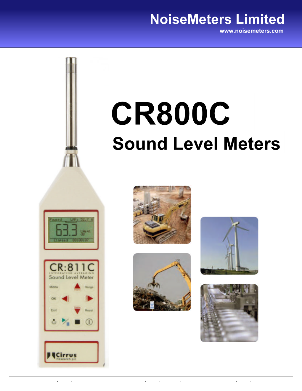 CR800C Sound Level Meters