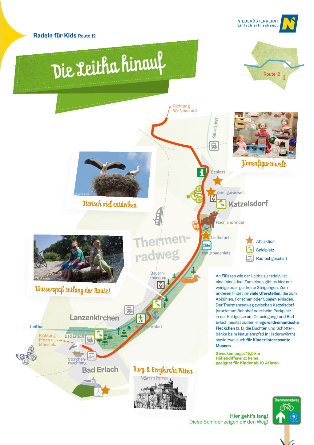 Die Leitha Hinauf Route 12