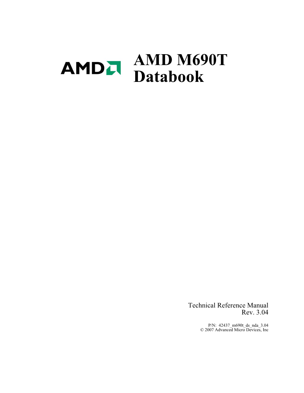 AMD M690T Databook