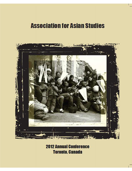 2012 Annual Conference — Contents
