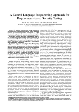 A Natural Language Programming Approach for Requirements-Based Security Testing