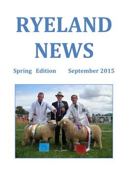 Spring Edition September 2015