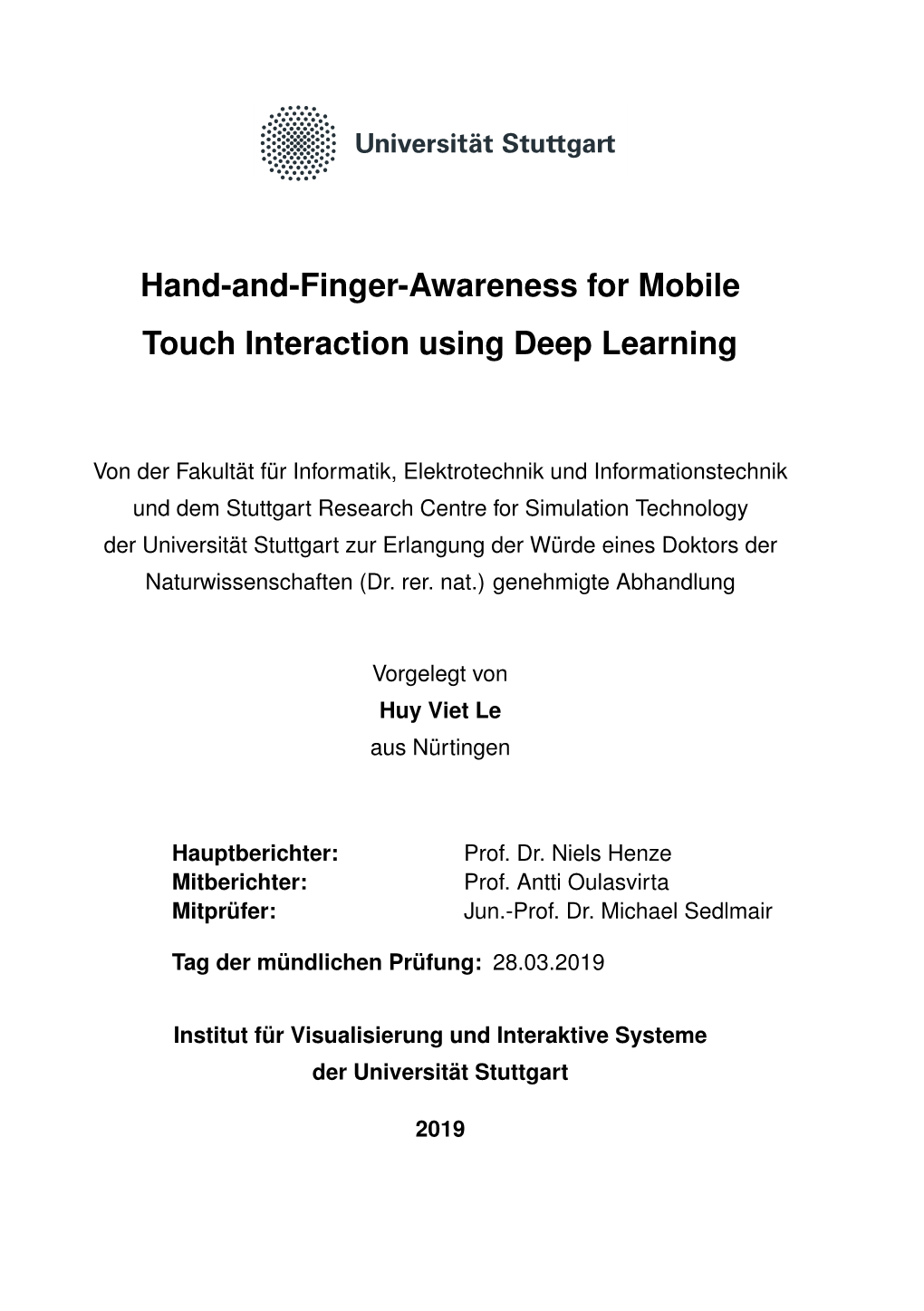 Hand-And-Finger-Awareness for Mobiletouch Interaction Using