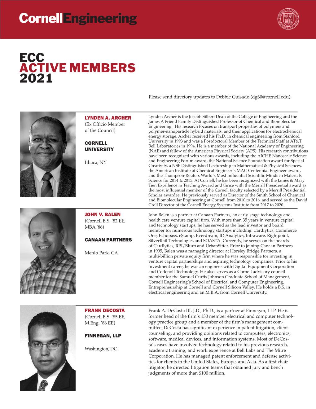 ECC Active Members 2020