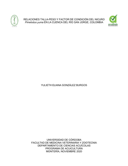 En El Río Sinú, Correa & Esquivel (2005) Establecieron Los Hábitos Alimentarios Del