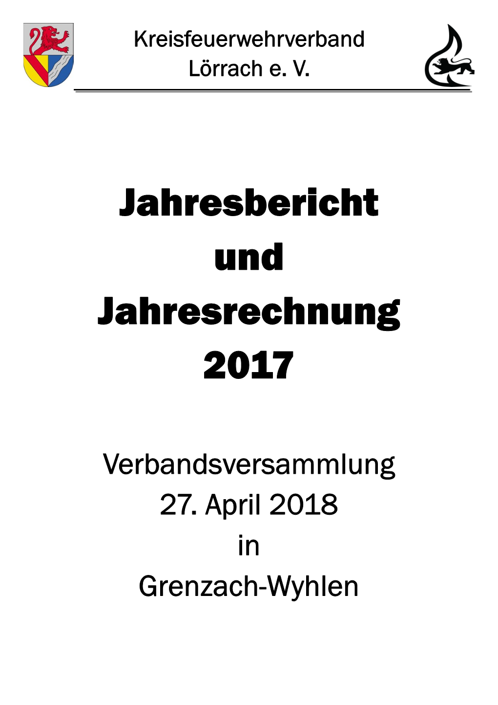 Jahresbericht Und Jahresrechnung 2017