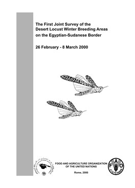 1St Joint Survey Egypt/Sudan Border