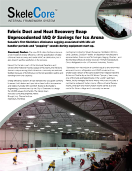 Fabric Duct and Heat Recovery Reap Unprecedented IAQ & Savings For