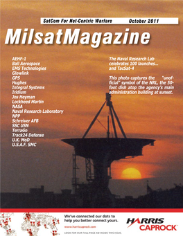 Satcom for Net-Centric Warfare October 2011 Milsatmagazine