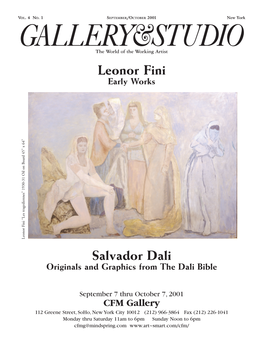 Leonor Fini Salvador Dali Originals and Graphics from the Dali Bible