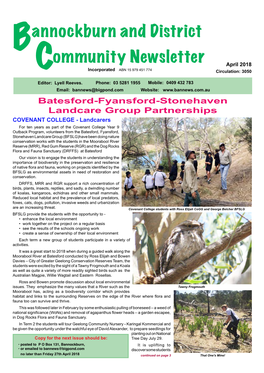 Bannockburn and District Community Newsletter