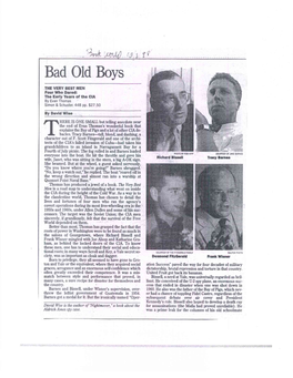 Bad Old Boys