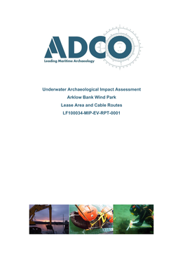 Underwater Archaeological Impact Assessment Arklow Bank Wind