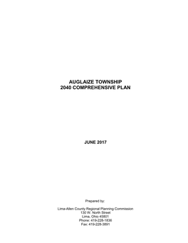 Auglaize Township 2040 Comprehensive Plan