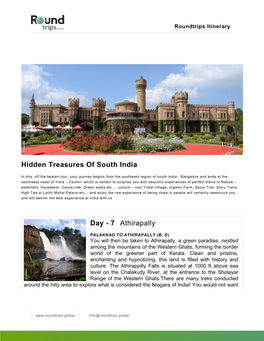 Hidden Treasures of South India