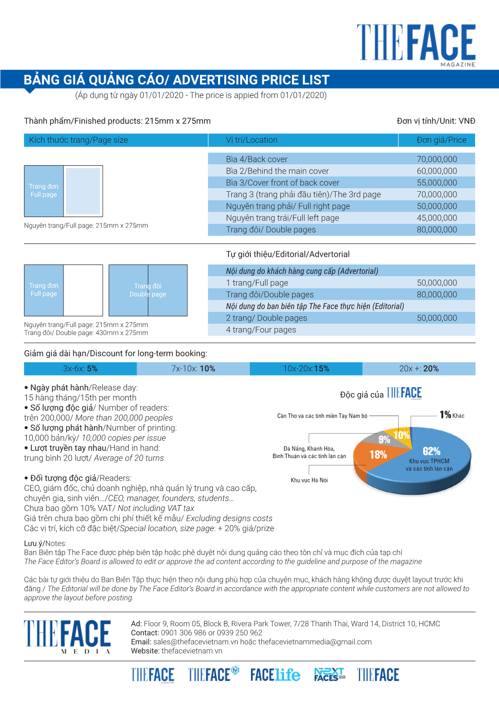 Advertising Price List