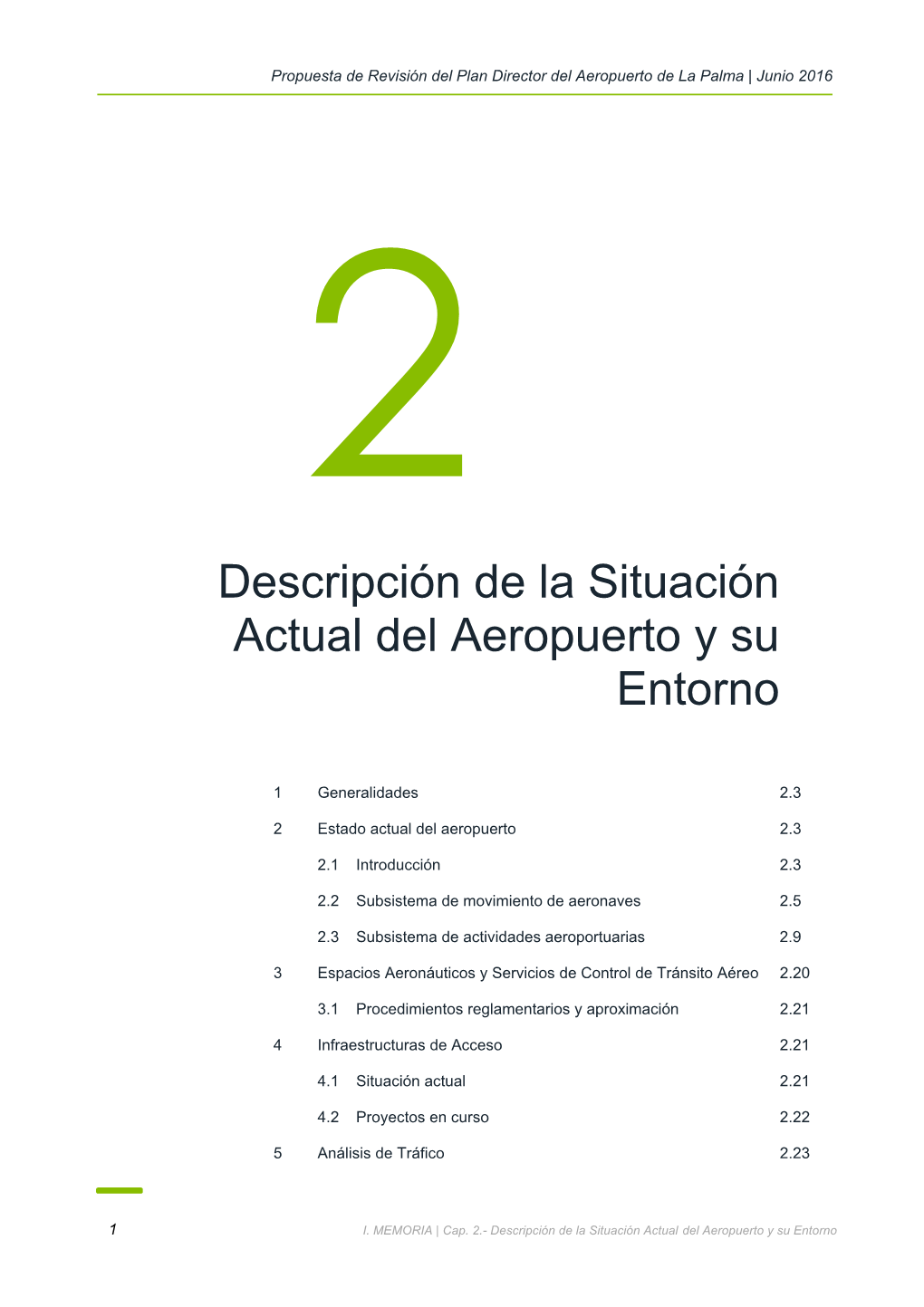 Descripción De La Situación Actual Del Aeropuerto Y Su Entorno