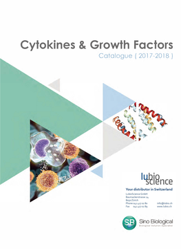 Cytokine and Growth Factor Catalog