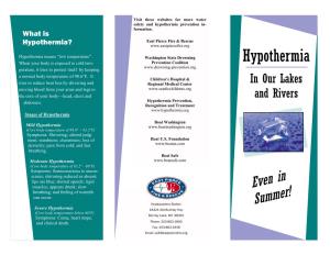 Hypothermia Brochure
