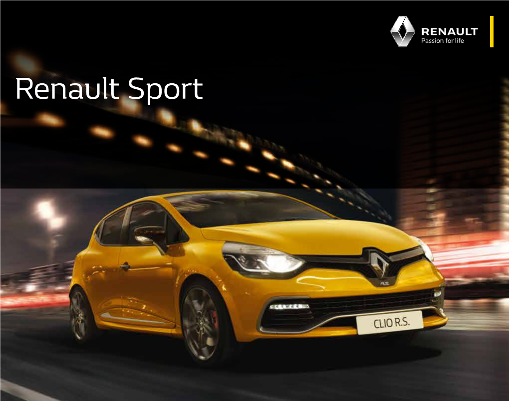 Renault Sport Contents