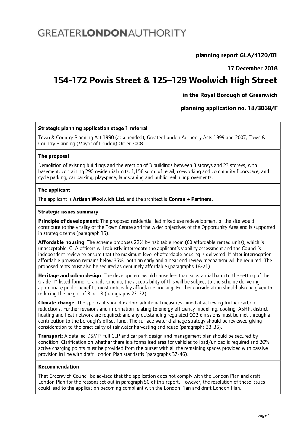 154-172 Powis Street & 125–129 Woolwich High Street