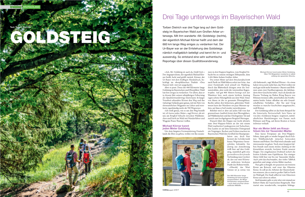 Drei Tage Unterwegs Im Bayerischen Wald