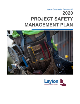 2020 Project Safety Management Plan