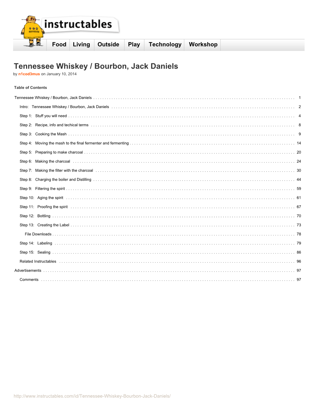 Tennessee Whiskey / Bourbon, Jack Daniels by N1cod3mus on January 10, 2014