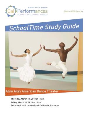 Alvin Ailey American Dance Theater Study Guide 0910.Indd