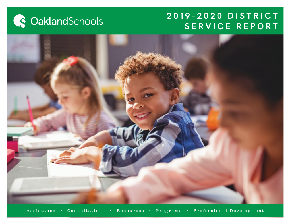 2019-2020 District Service Report