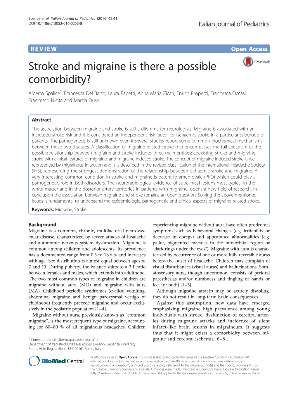 Stroke and Migraine Is There a Possible Comorbidity?