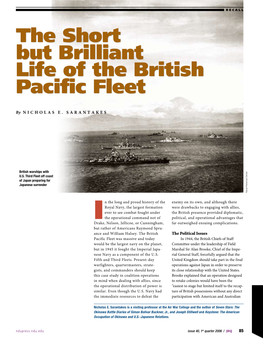 The Short but Brilliant Life of the British Pacific Fleet