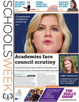 Academies Face Council Scrutiny