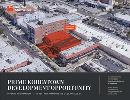 Prime Koreatown Development Opportunity