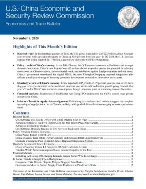 November 2020 Trade Bulletin
