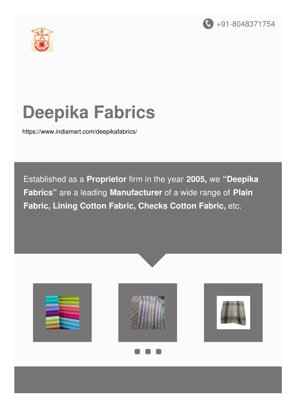 Deepika Fabrics