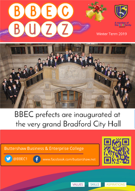 BBEC Prefects Are Inaugurated at the Very Grand Bradford City Hall